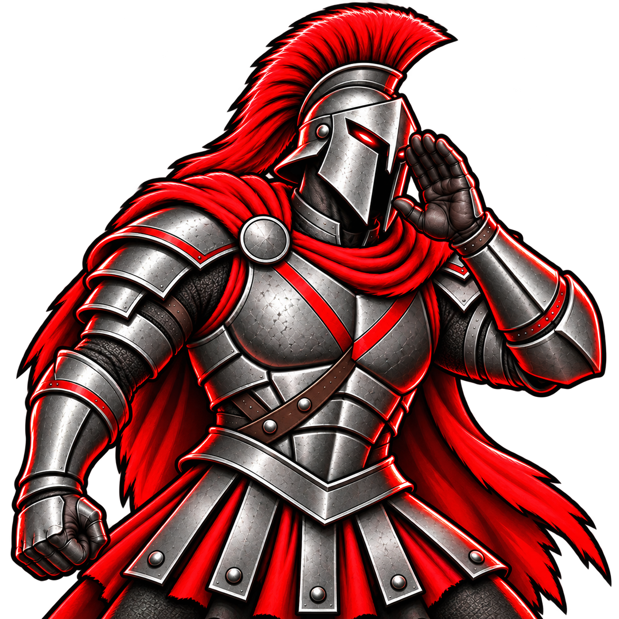Blacktop Warrior helmet artwork